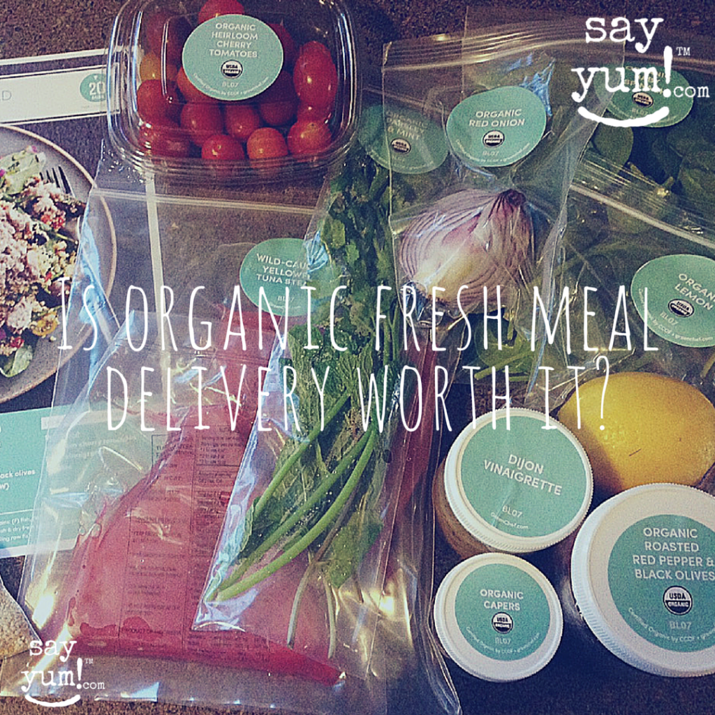 green chef review organic fresh meal delivery say yum